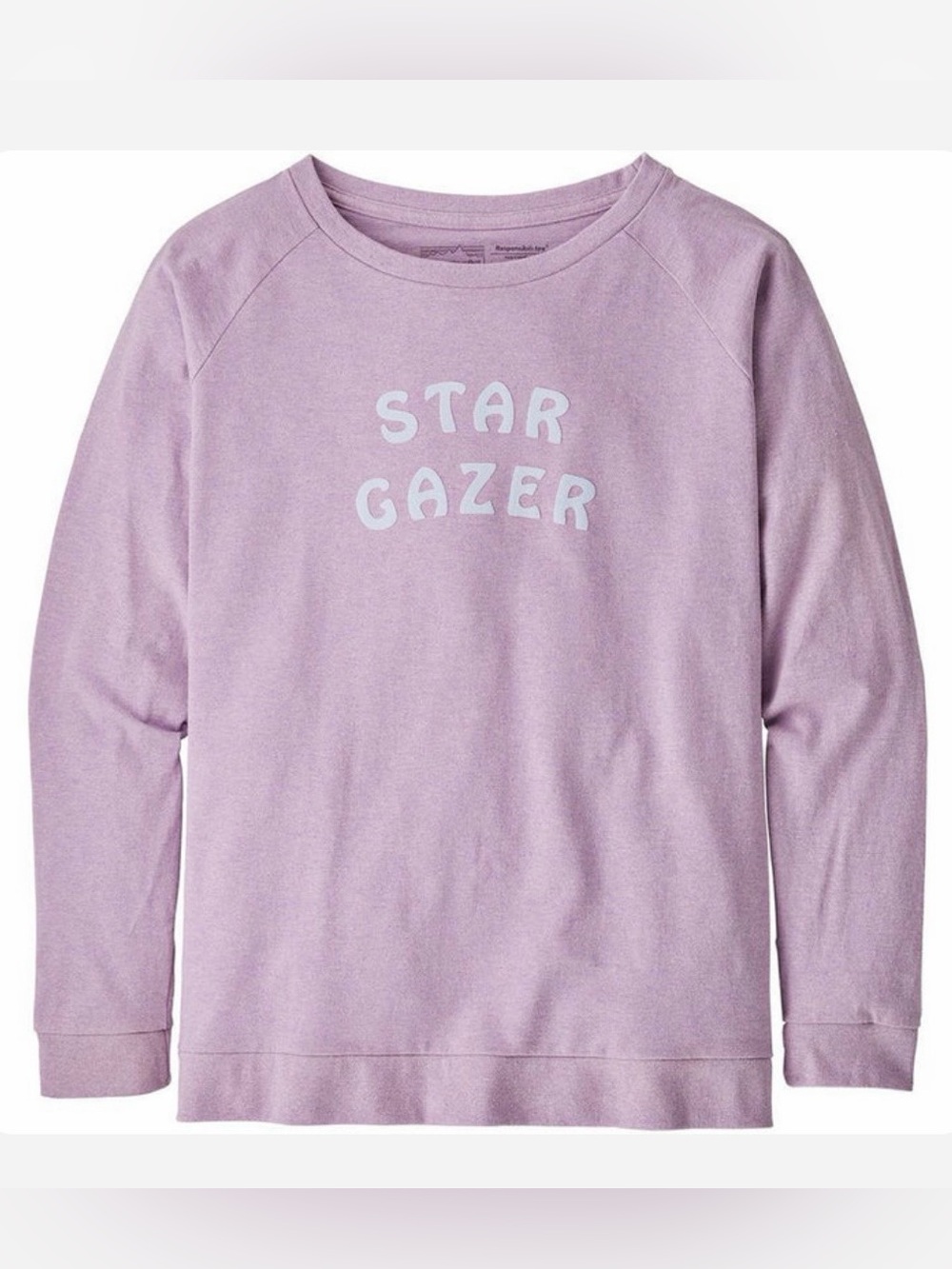 Patagonia Purple Star Gazer long sleeve tee T shirt M